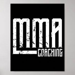 Mma Coaching Coach Trainer Teacher Poster