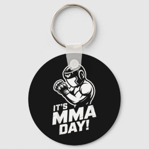 MMA Day Mixed Martial Arts Cage Fighting Combat Key Ring