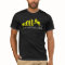MMA Evolution Chart Yellow Graphic Dark T