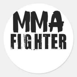 MMA Fighter2 Classic Round Sticker