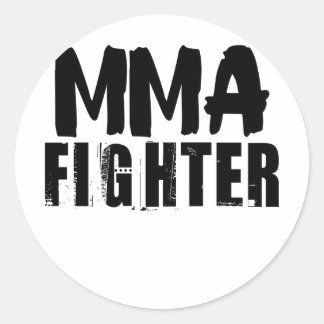 MMA Fighter2 Classic Round Sticker