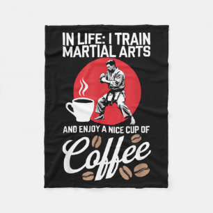 MMA Fighter Mixed Martial Arts Martial Artist Fleece Blanket