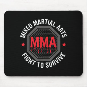 MMA Fighter Mixed Martial Arts Martial Artist Mouse Pad