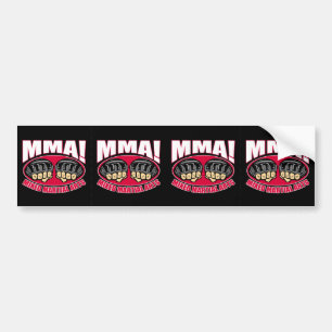 MMA Fists Bumper Sticker