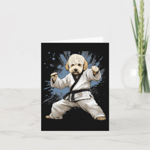 Mma Goldendoodle Dog Karate Card