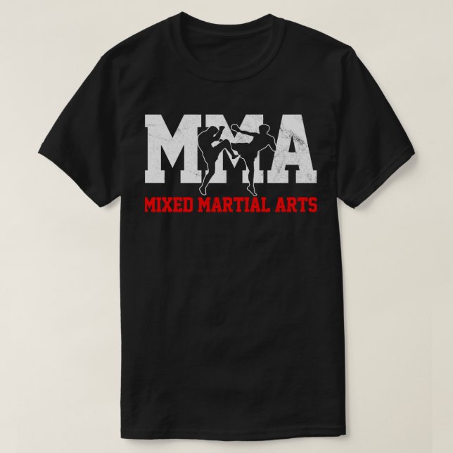 MMA Kickboxin Fighter Classic T Shirt (Design Front)