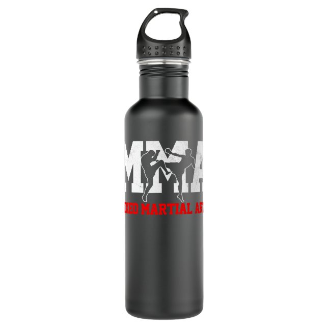 MMA Kickboxin Fighter Classic T Shirt 710 Ml Water Bottle (Front)
