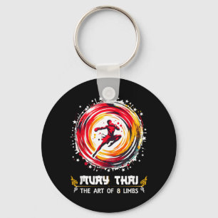 MMA Kickboxing Thai Boxing Art of Eight Limbs Muay Key Ring