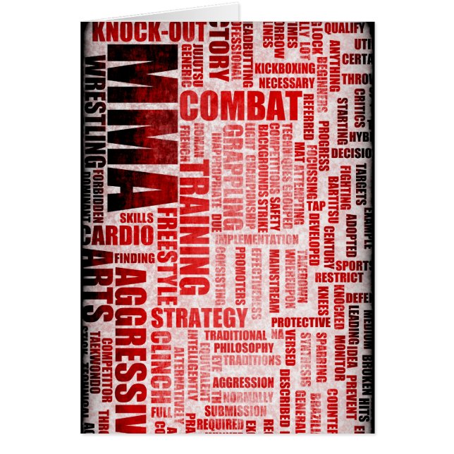 MMA Mixed Martial Arts (Front)