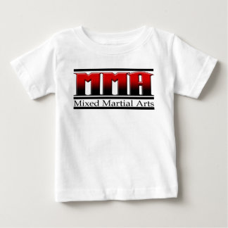 MMA Mixed Martial Arts Black & Red Baby T-Shirt