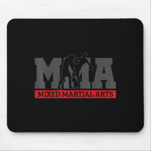 MMA Mixed Martial Arts Jiu Jitsu Kick Boxing Art Mouse Pad
