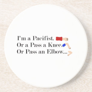 MMA Pacifist Humour Design Coaster