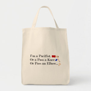 MMA Pacifist Humour Design Tote Bag
