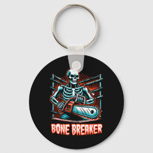 MMA Skeleton Muay Thai Halloween Kickboxing Key Ring