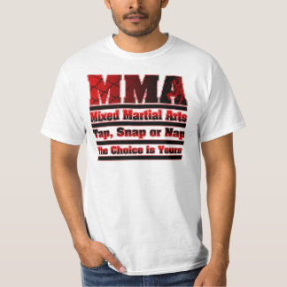 MMA Tap, Snap or Nap T-Shirt