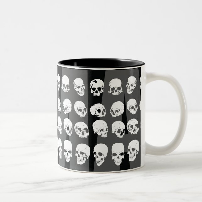 MMA VICTORY SKULLS Two-Tone COFFEE MUG (Right)