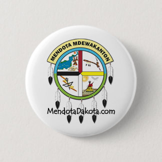 MMDC Mendota Dakota Logo and Webs 6 Cm Round Badge