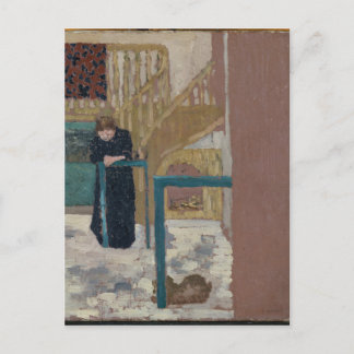 Mme Vuillard in a Set Designer's Studio Postcard