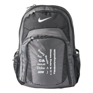 MMetropolim "Whose Name Is It? Nike Backpack, Backpack