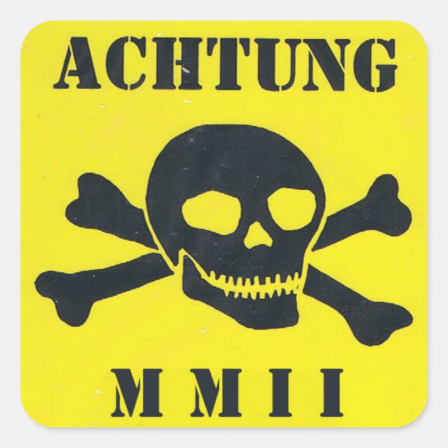 MMII MINEFIELD STICKER (Front)