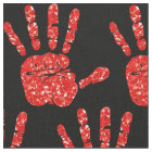 MMIW Red Hand Jewelled Pattern Black