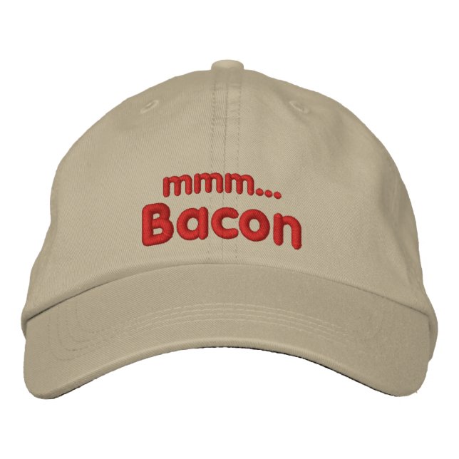 MMM ... Bacon Love Embroidered Hat (Front)