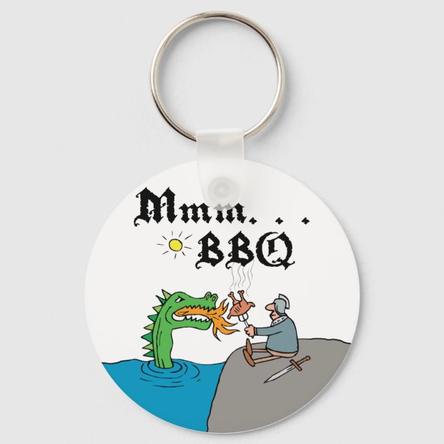 Mmm. . . BBQ Key Ring (Front)
