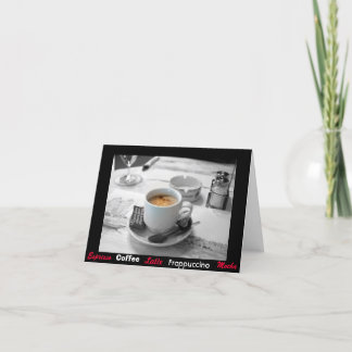 Mmm ... Coffee Card