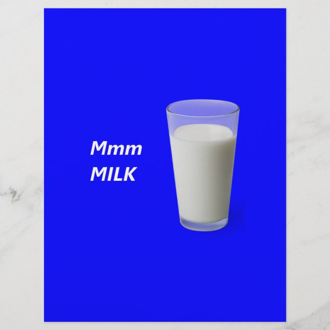 Mmm MILK Flyer (Front)