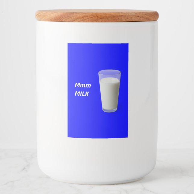 Mmm MILK Food Label (Front)