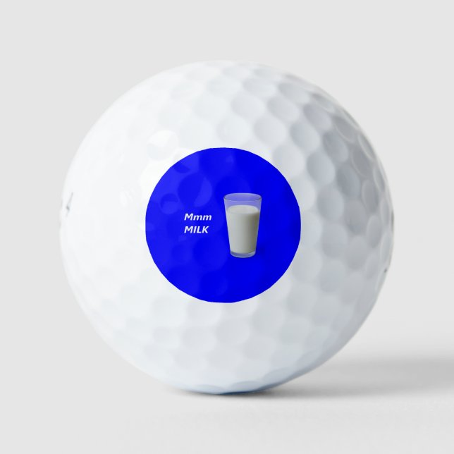 Mmm MILK Golf Balls (Front)