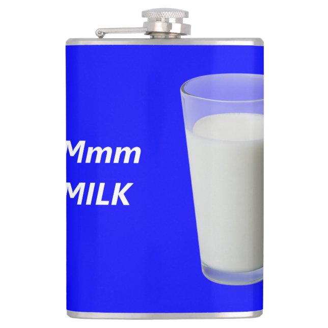 Mmm MILK Hip Flask (Front)