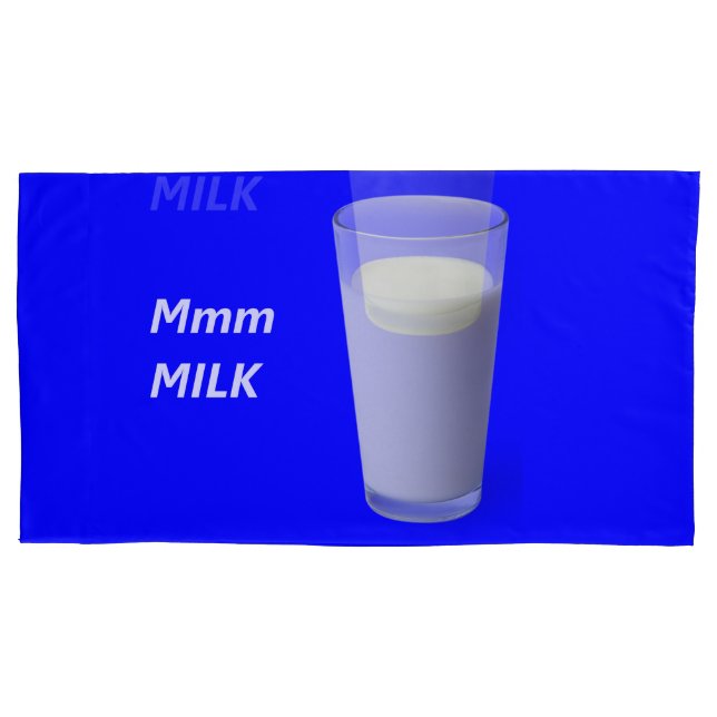 Mmm MILK Pillowcase (Front-Left)