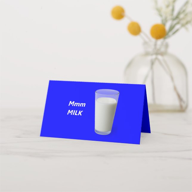 Mmm MILK Place Card (Front)