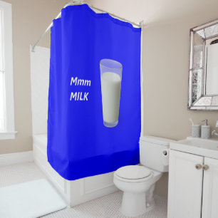 Mmm MILK Shower Curtain