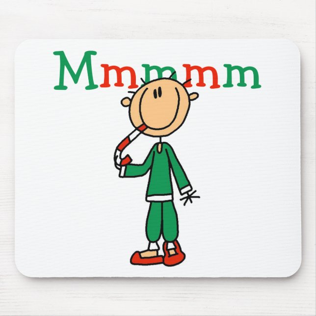 Mmmm Candy Canes Tshirts and Gifts Mouse Pad (Front)