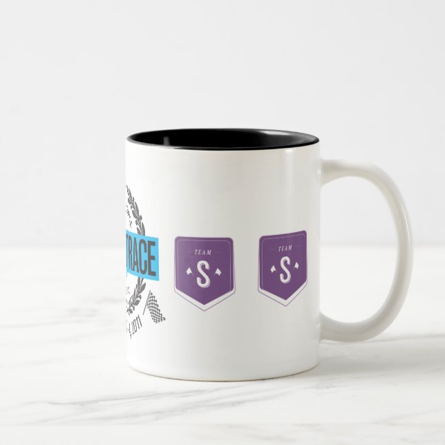 Mmmm Coffee Two-Tone Coffee Mug (Right)