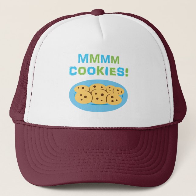 Mmmm Cookies! Trucker Hat (Front)