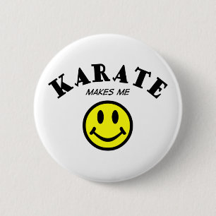 MMS: Karate 6 Cm Round Badge