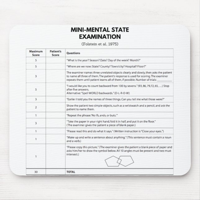 MMSE MOUSE PAD (Front)