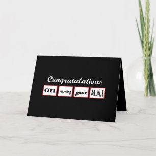 MN Degree - CUSTOM NAME Congratulations - Card
