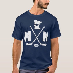 Mn Hockey The State Of Ice Hockey Gift T-Shirt