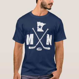 Mn Hockey  The State Of Ice Hockey Gift T-Shirt