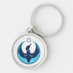 MN Loon Rising Key Ring