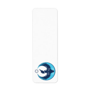 MN Loon Rising Return Address Label