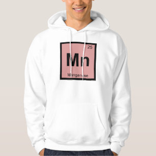 Mn - Manganese Chemistry Periodic Table Symbol Hoodie