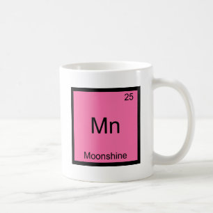 Mn - Moonshine Funny Chemistry Element Symbol Tee Coffee Mug