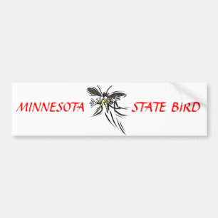 MN State Bird Bumper Sticker