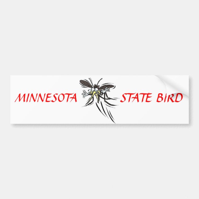 MN State Bird Bumper Sticker (Front)