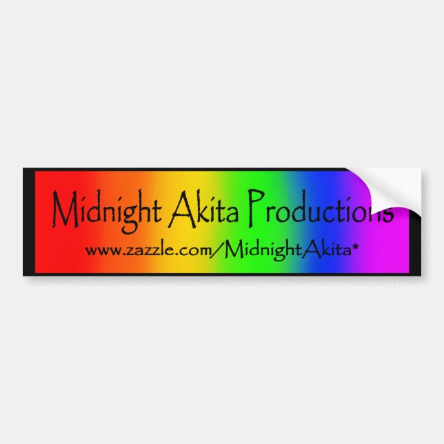 MNAkita Bumper Sticker (Front)